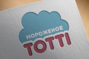 Логотип кафе мороженого Totti