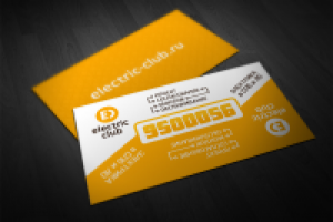Electric Club (визитка общая)
