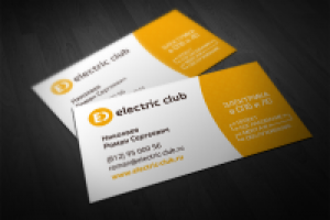 Electric Club (визитка личная)