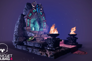 Композиция каменного портала || game ready