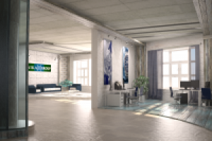 Офис в скандинавском стиле