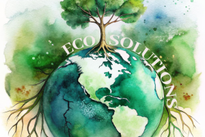 Логотип для компании экологических решений и продуктов