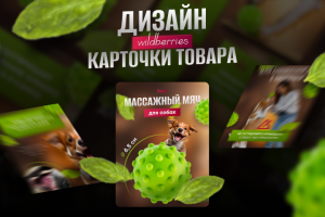 Дизайн карточки товара Инфографика зоотовары