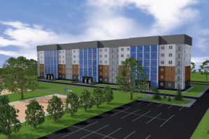 3-х секционный многоэтажный жилой дом