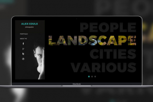 Сайт-портфолио для фотографа (уникальный UX)