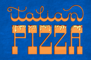 Пицца (леттеринг)