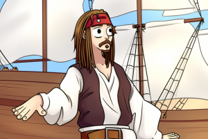 Джек Воробей Арт