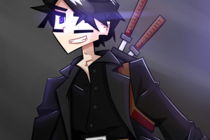 Парень с катаной