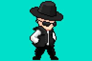 Шпион пиксель арт