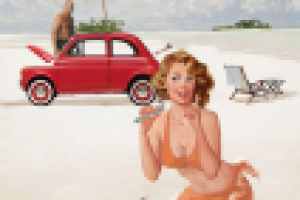 Пин-ап пляж