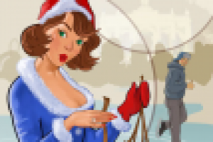 На катке в стиле Пин-Ап