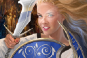 портрет в стиле фентези