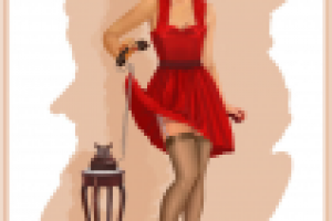 Портрет в стиле пин-ап