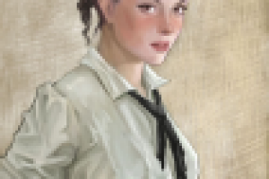 Портрет в стиле ретро