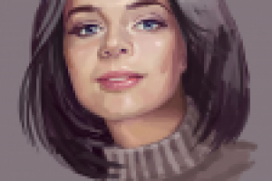 портрет по фото в стиле масляная живопись