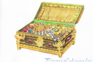 Иллюстрация к сказке "Бабушкина шкатулка"