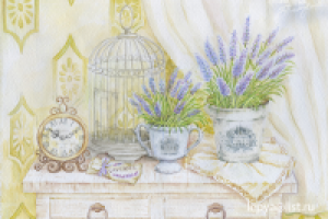 Натюрморт с лавандой