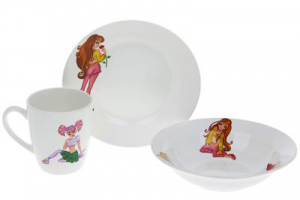 Разработка персонажей для детской посуды