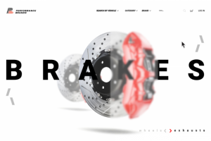 Анимация демонстрации сайта Performance Brand