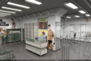 Дизайн спортивного магазина