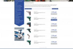 Верстка интернет-магазина под OpenCart.