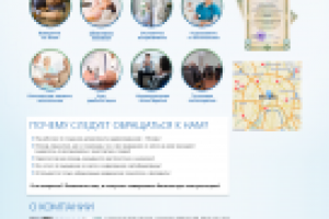 Верстка сайта.