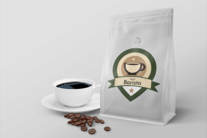 Логотип для кофейного бренда точки самообслуживания