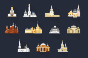 Иконки для карты, созданные по фотоматериалам