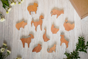 Разработка дизайна деревянных фигурок