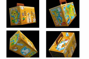 Корпоративная коробка для подарков "Ростелеком"