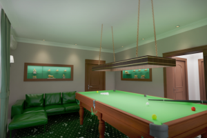 Визуализация бильярдной