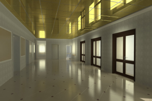 Вестибюль здания администрации