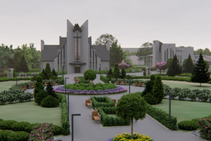 Проект здания Костела в г. Бресте