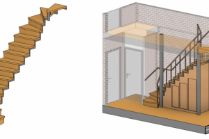 Проект внутриквартирной лестницы