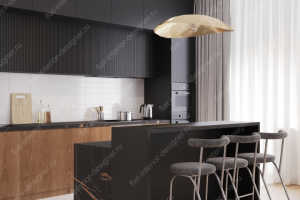 Визуализация интерьера кухни.  Kitchen interior design