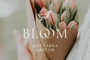 Логотип для доставки цветов