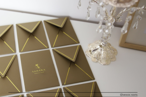 Дизайн конвертов с золотым фольгированием