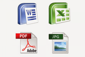 Word, Excel, Pdf, Jpg