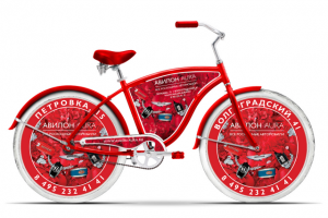 Брендирование велосипедов для AVILON AURA
