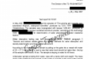 Письмо о соответствии изделия ГОСТ