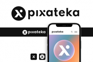 Логотип для интернет-ресурса Pixateka.