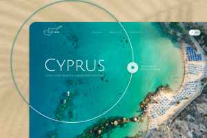 Сайт-визитка турагенства на Кипре