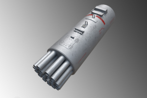 Low-poly модель ракетной установки