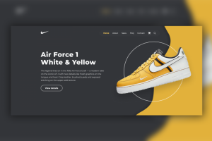 Первый экран - Nike