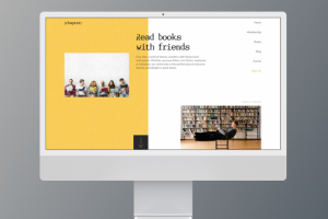 Landing page книжного клуба