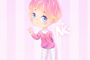 Digital чиби-иллюстрация