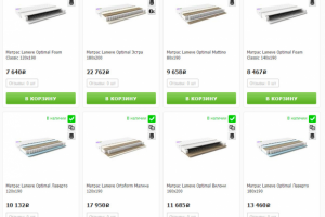 Заполнение каталога Laneve на techport.ru