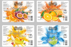 Серия этикеток для лимонадов