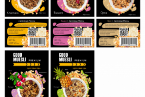 Наклейки для мюсли
