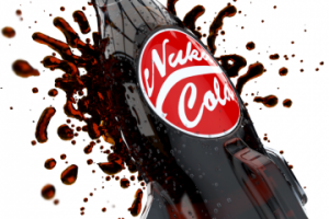 3D визуализация бутылки "Nuka-Cola"